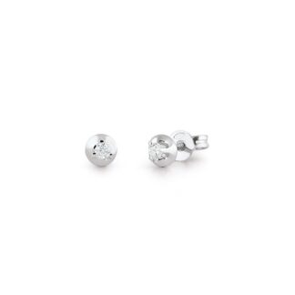 Orecchini Punto Luce Artlinea in Oro Bianco con Diamanti - OD019-LB