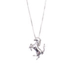 Collana Ferrari in Oro e Diamanti con Cavallino Ferrari - 20037332179