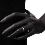 Anello Solitario Artlinea in Oro Bianco con Diamante - AD078-LB