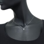 Collana Punto Luce Artlinea in Oro Bianco con Diamante - CD147-LB