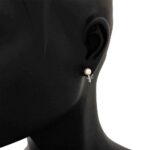 Orecchini Artlinea in Oro Bianco con Diamanti e Perle - Pearls - OD058-LB