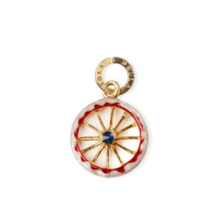 Charm Isola Bella in Argento e Smalti | Ruota Carretto - 20000046