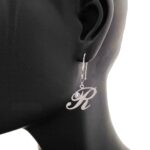Mono Orecchino con Iniziale Artlinea in Argento e Swarovski - ZOS1/IN-LB