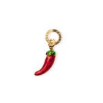 Charm Isola Bella in Argento e Smalto | Peperoncino - D-Javù - 20000640