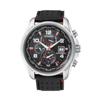 Orologio Cronografo Citizen da Uomo in Acciaio e Pelle - H820 - AT9030-04E