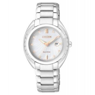 Orologio Citizen Eco Drive in Acciaio con Diamanti - Lady - EW2250-59A