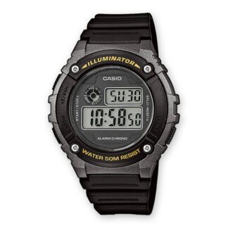 Orologio Cronografo Digitale Casio Uomo in Resina - W-216H