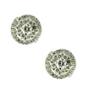 Orecchini Davite & Delucchi Donna Oro Bianco Diamanti - BB008869OS