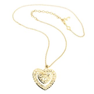 Collana Fibi Donna in Bronzo Dorato con Ciondolo Cuore - FL590-G