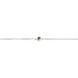 Bracciale Zoppini Unisex in Argento Lettera P - H1833_000P