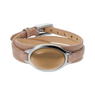 Bracciale Skagen Donna in Acciaio e Pelle con Quarzi - SKJ0388040