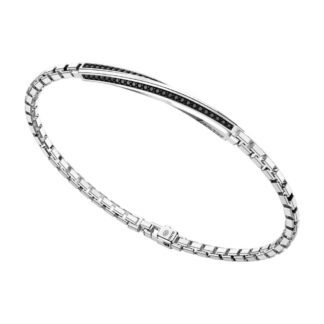 Bracciale Zancan in Argento e Zirconi Neri - EXB731