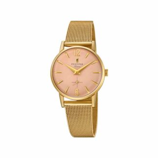 Orologio Festina Extra da Donna in Acciaio Dorato - F20259