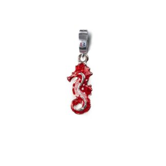 Charm Isola Bella in Argento e Smalto | Ippocampo - D-Javù – 20000645