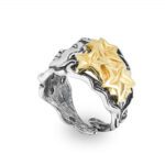 Anello Gerardo Sacco in Argento e PVD Oro