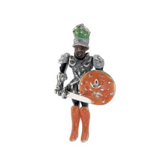 Charm Gerardo Sacco in Argento e Smalto