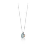 Collana Roberto Giannotti in Oro Diamanti e Acquamarina - Angeli - LUXAM01