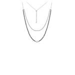 Collana Rosato - Sogni - Argento Quattro Fili Onice - SOE39