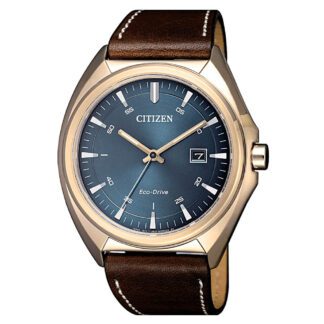 Orologio Citizen Solo Tempo in Acciaio e Pelle Eco Drive - Metropolitan - AW1573-11L