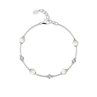 Bracciale Mabina Donna Argento Perle Zirconi 533246