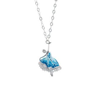 Collana Artlinea in Argento e Smalto | Ballerina Piccola - ZCL1054-MB