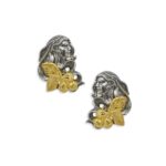 Orecchini Gerardo Sacco in Argento e PVD Oro