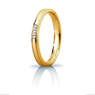 Fede Slim Unoaerre Oro Diamanti