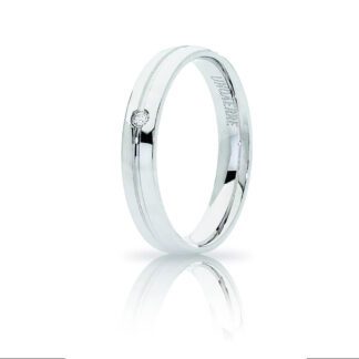 Fede Unoaerre Oro Bianco Diamante
