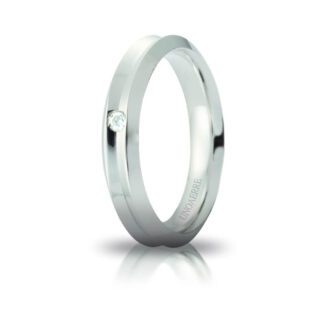 Fede Unoaerre Oro Bianco Diamante