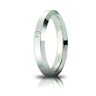 Fede Unoaerre Oro Bianco Diamante