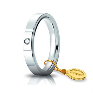 Fede Unoaerre Oro Bianco Diamante