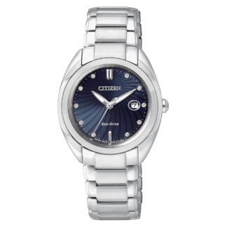 Orologio Citizen Solo Tempo Acciaio con Diamanti Eco Drive - Lady - EM0310-61L
