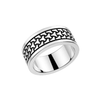 Anello Zancan in Argento e Geometrie - Cosmopolitan - EXA098