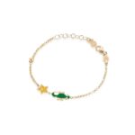 Bracciale Le Bebè in Oro Giallo e Smalto | Geco e Stella - Primegioie - PMG036