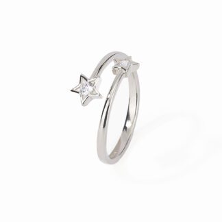 Anello Stelle Mabina in Argento con Zirconi - 523129