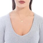 Collana Roberto Giannotti in Oro Giallo con Diamante - Angeli - NKT263