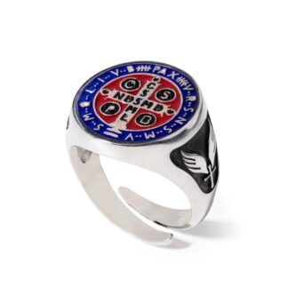 Anello Isola Bella Argento Rodiato Smalti San Benedetto - 20000846