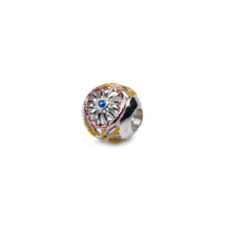 Beads Isola Bella Argento Smalti Ruota Carro Siciliano - 20000853
