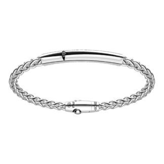 Bracciale Zancan Argento Spinello Nero - Cosmopolitan - EXB706