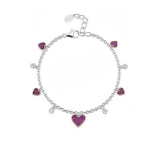 Bracciale Mabina Argento Zirconi Rubini - 533289