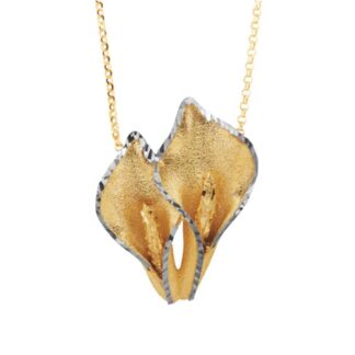 Collana Artlinea Oro Giallo Rodio Bianco - Spring - CEA2057-LI