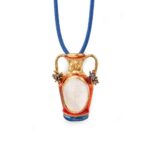 Ciondolo Donna Isola Bella Bummulu Argento Dorato Smalto 20000226