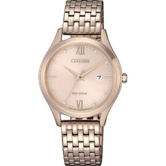 Orologio Citizen Eco Drive Solo Tempo Acciaio Rosè - Lady - EW2533-89X