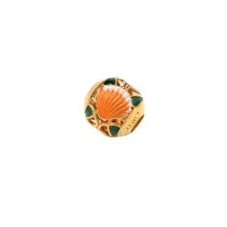 Beads Isola Bella Argento Smalto Conchiglia Corallo - 20000859
