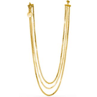 Collana Unoaerre Bronzo Tre File Scalari- Bronze - 1390