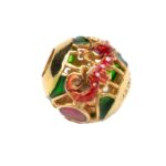 Beads Isola Bella Argento Smalto Cavalluccio Marino - 20000858_0