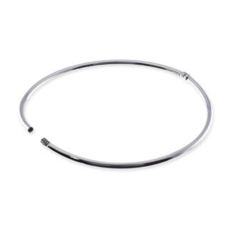 Collana Donna Unoaerre Argento Tubolare Zirconi - Silver - AG1364