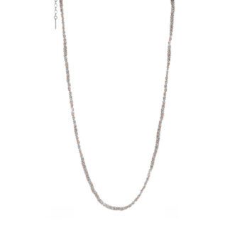 Collana Donna Unoaerre Argento Bicolore Intrecciata - Silver - AG1381