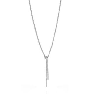 Collana Donna Unoaerre Argento Intrecciata Nodo - Silver - AG1387