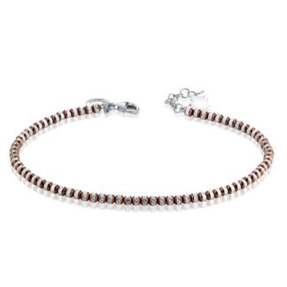 Bracciale Roberto Giannotti Argento Sfere Diamantate - Angeli - GIA352